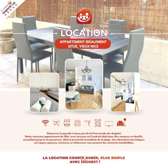 Saint Philippe - T3 Terrasse Pres De La Plage Nizza Exterior foto